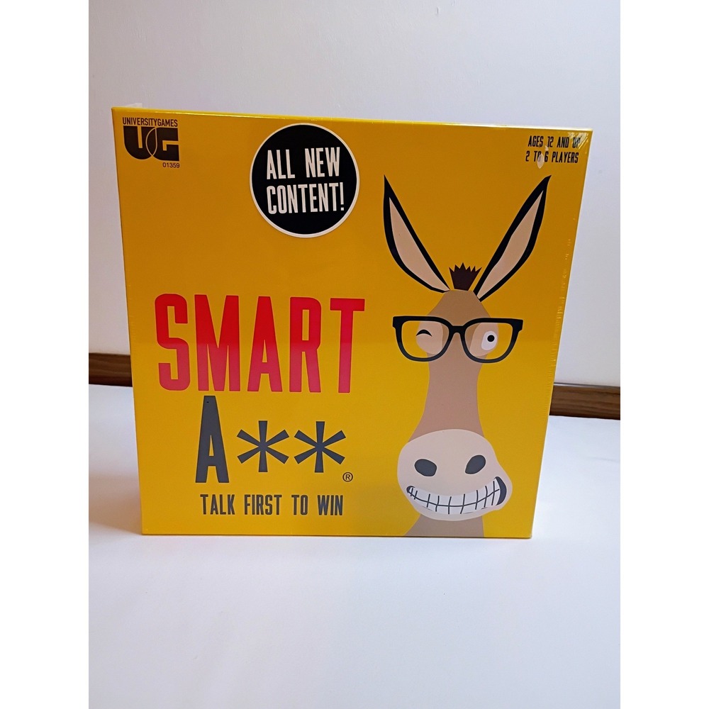 University Games Smart A** Talk First to Win Party Game Ages 12+ 2-6 Players